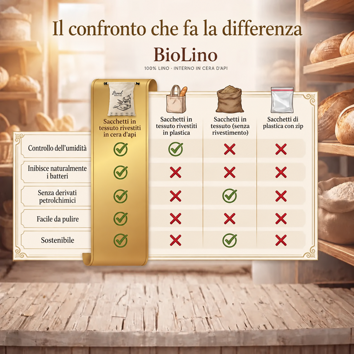 Sacchetto salva pane
